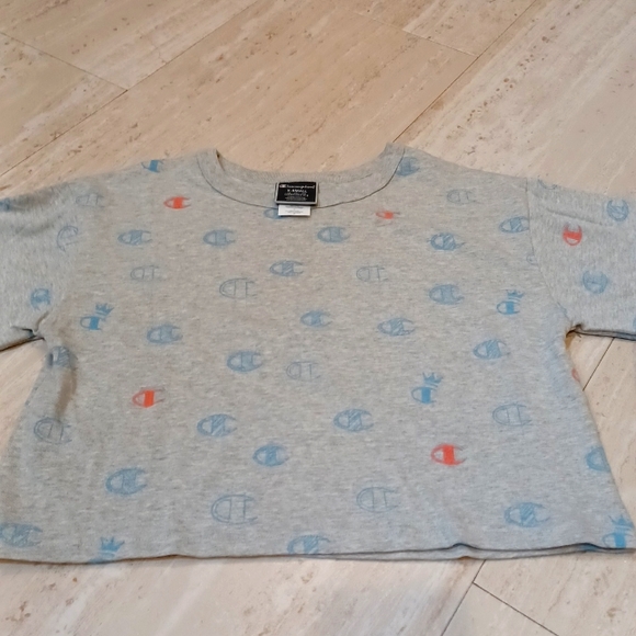 Champion Tops - NWT Champion Gray Cropped Tee